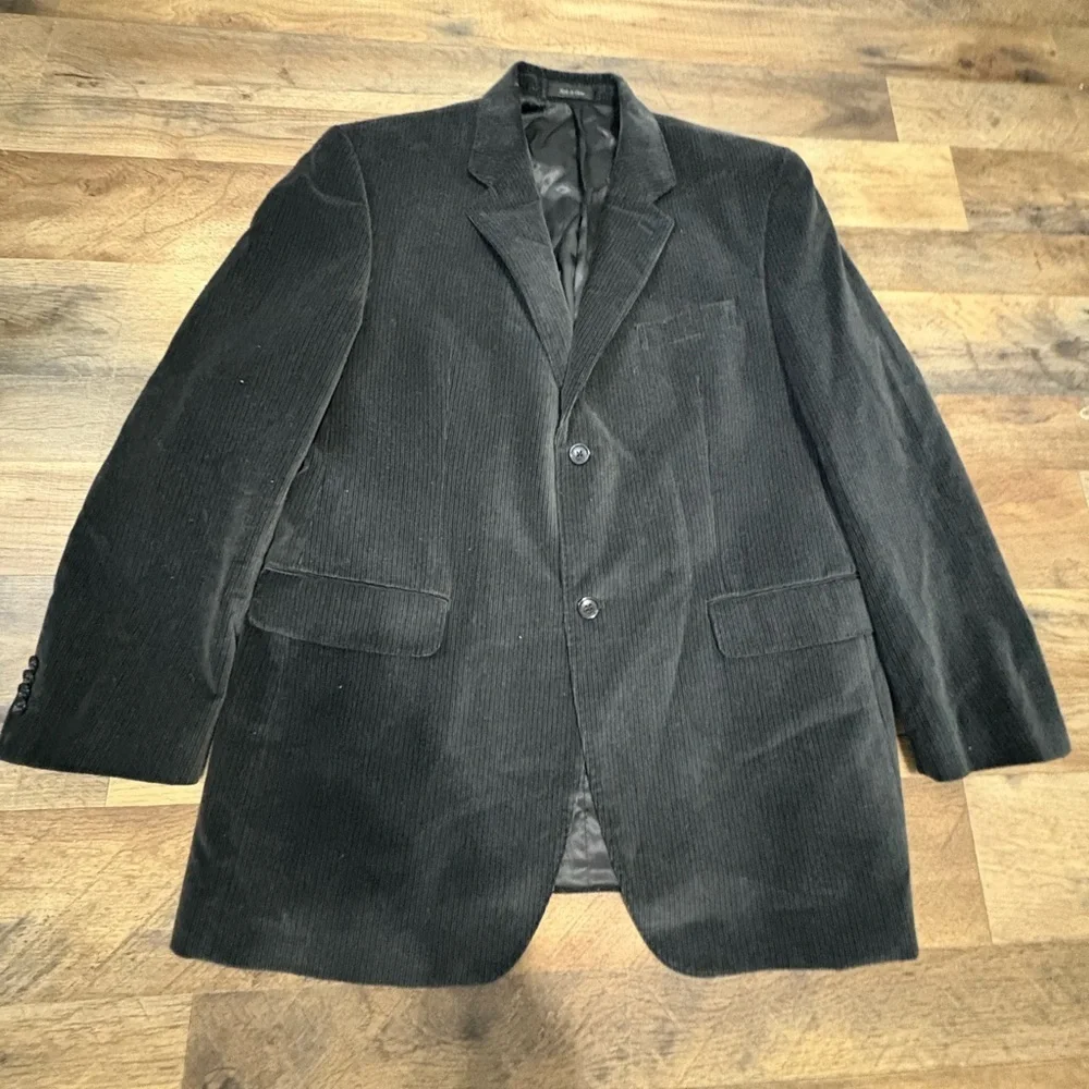 Calvin Klein Black Corduroy Blazer – Classic Fit – Men’s